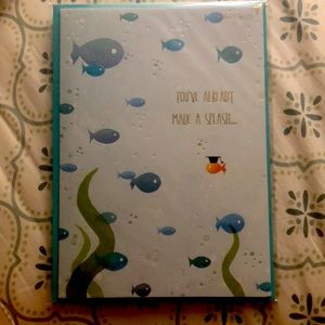 “You’ve made a splash” papyrus graduation card